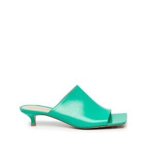 NIB $850 Bottega Veneta Napa Leather Shoes Green Loden 8 US 38 Eu 690022